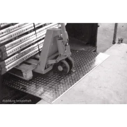MAUDERER® Verladebrücke VB, mobiles Ladeblech für die Fahrzeugmitnahme, Tragkraft 1.200 kg, BxL 1.250 x 1.250 mm