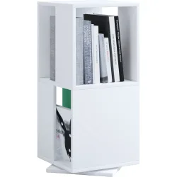VCM Drehregal Stifta L, weiss
