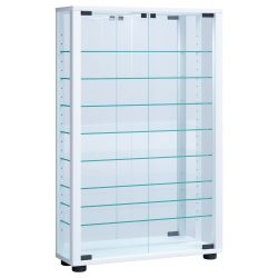 VCM Wandvitrine Vitrosa Mini mit Spiegel, inkl. LED-Beleuchtung, weiss