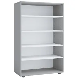 VCM - XXL Holz Großer Schuhschrank Schuhregal Groß Stiefel Dielenmöbel Lona 5 Fächer, 70 CM, Taubengrau