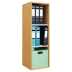 VCM - Holz Büro Stand Regal Bücher Ordner Aktenregal Ordnerregal Bücherregal Lona l 3f, One Size, Bronze