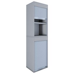 VCM Büroschrank Aktos XL, grau