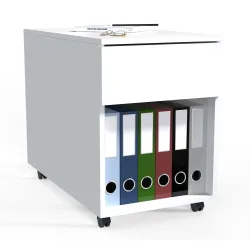 VCM Rollcontainer Dalosa 70 1-SB, weiss
