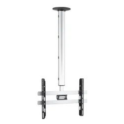 VCM - Universal VESA TV Deckenhalterung Fernseh Halterung Halter CM4 Maxi, Silber, 62 CM