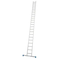 Alu-Anlegeleiter Stabilo, 24 Sprossen, mit Traverse