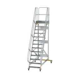Munk Plattformtreppe fahrbar 60° Stufenbreite 800 mm 13 Stufen