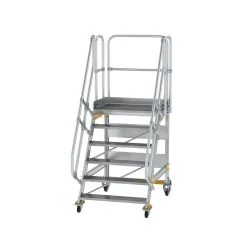 Munk Plattformtreppe fahrbar 60° Stufenbreite 1000 mm 6 Stufen