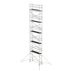 MUNK Günzburger Steigtechnik 155046 Rollgerüst Montage ohne Werkzeug Arbeitshöhe (max.): 12.4 m