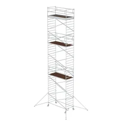 Munk Rollgerüst 1,35 x 3,0 m mit Ausleger & Doppel-Plattform Plattformhöhe 11,35 m