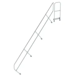 Munk Zweiter Handlauf für Treppe mit Plattform 45° 14 Stufen