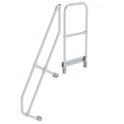 Munk Zweiter Handlauf für Treppe mit Plattform 60° 5 Stufen