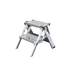 MUNK Günzburger Steigtechnik 54202 Aluminium Klapptritt Arbeitshöhe (max.): 2.45 m
