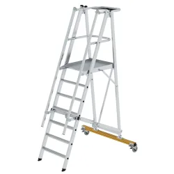 MUNK Günzburger Steigtechnik 52307 Aluminium Plattformleiter Montage mit Werkzeug Arbeitshöhe (max.): 3.6 m 43 kg