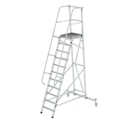Munk Plattformleiter fahrbar 11 Stufen