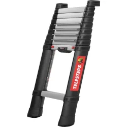 Telesteps 115463 Aluminium, eloxiert Stufen-Teleskopleiter Arbeitshöhe (max.): 3800 mm 11.4 kg