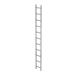MUNK Schachtleiter Stahl verzinkt 300mm breit 11 Sprossen 3,08m lang