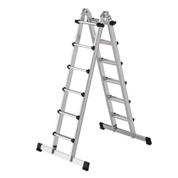 MUNK Günzburger Steigtechnik 32124 Aluminium Teleskopleiter Arbeitshöhe (max.): 7.5 m 21 kg