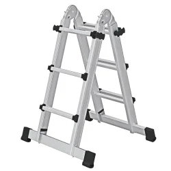MUNK Günzburger Steigtechnik 32121 Aluminium Teleskopleiter Arbeitshöhe (max.): 4.2 m 12 kg