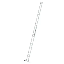 Munk Sprossen-Schiebeleiter 2-teilig mit nivello®-Traverse 2x18 Sprossen