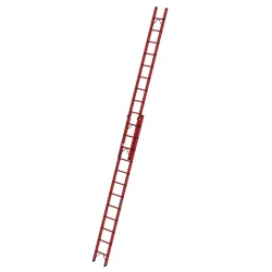 Munk Sprossen-Schiebeleiter GFK 2-teilig ohne Traverse 2x12 Sprossen