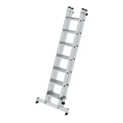MUNK Günzburger Steigtechnik 040660 Aluminium Stufen-Schiebeleiter Arbeitshöhe (max.): 500 cm 16.4 kg