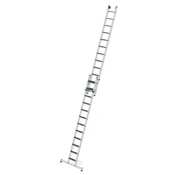 MUNK Günzburger Steigtechnik 040694 Aluminium Stufen-Seilzugleiter Arbeitshöhe (max.): 420 cm