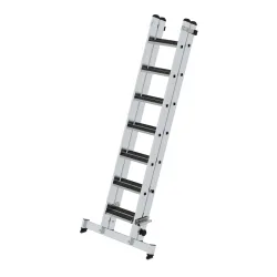 MUNK Günzburger Steigtechnik 040670 Aluminium Stufen-Schiebeleiter Arbeitshöhe (max.): 500 cm 18 kg