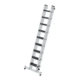 MUNK Günzburger Steigtechnik 040673 Aluminium Stufen-Schiebeleiter Arbeitshöhe (max.): 504 cm 20 kg
