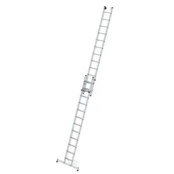 MUNK Günzburger Steigtechnik 040684 Aluminium Stufen-Seilzugleiter Arbeitshöhe (max.): 400 cm 23 kg