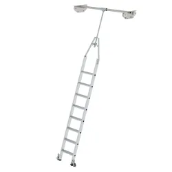 MUNK Günzburger Steigtechnik 44508 Aluminium Regalleiter Arbeitshöhe (max.): 3.91 m