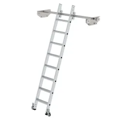 MUNK Günzburger Steigtechnik 44608 Aluminium Regalleiter Arbeitshöhe (max.): 3.12 m