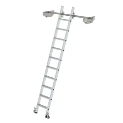 MUNK Günzburger Steigtechnik 44610 Aluminium Regalleiter Arbeitshöhe (max.): 3.59 m
