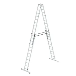 MUNK Günzburger Steigtechnik 33048 Aluminium Stufen-Stehleiter Arbeitshöhe (max.): 7 m