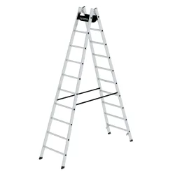 MUNK Günzburger Steigtechnik 33020 Aluminium Stufen-Stehleiter Arbeitshöhe (max.): 4.2 m 14 kg