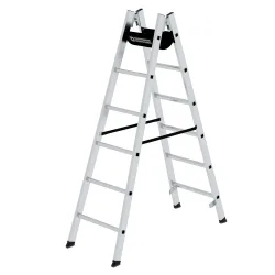 MUNK Günzburger Steigtechnik 33012 Aluminium Stufen-Stehleiter Arbeitshöhe (max.): 3.1 m 9 kg