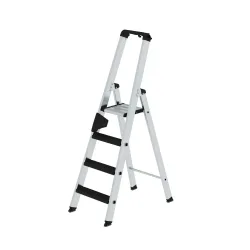 MUNK Günzburger Steigtechnik 42104 Aluminium Stufen-Stehleiter Arbeitshöhe (max.): 3 m