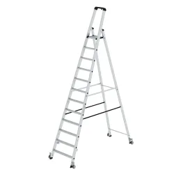 MUNK Günzburger Steigtechnik 41112 Aluminium Stufen-Stehleiter Arbeitshöhe (max.): 5 m 19 kg