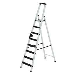 MUNK Günzburger Steigtechnik 042109 Aluminium Stufen-Stehleiter