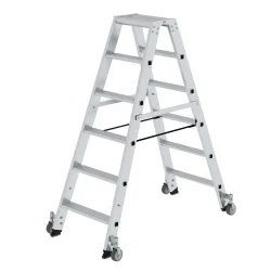 MUNK Günzburger Steigtechnik 41212 Aluminium Stufen-Stehleiter Arbeitshöhe (max.): 3 m 11.9 kg