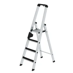 MUNK Günzburger Steigtechnik 41504 Aluminium Stufen-Stehleiter Arbeitshöhe (max.): 3 m 6.1 kg