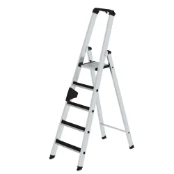 MUNK Günzburger Steigtechnik 41505 Aluminium Stufen-Stehleiter Arbeitshöhe (max.): 3.25 m 8.4 kg