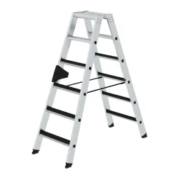 Stufen-Stehleiter CLIP-STEP beidseitig begehbar geriffelt 2 x 6 Stufen. MUNK GmbH 11121849