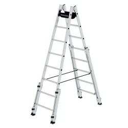 Munk Sprossen-Stehleiter treppengängig 2x8 Sprossen