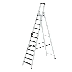 MUNK Günzburger Steigtechnik 41512 Aluminium Stufen-Stehleiter Arbeitshöhe (max.): 5 m 16.9 kg