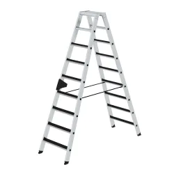MUNK Günzburger Steigtechnik 41609 Aluminium Stufen-Stehleiter Arbeitshöhe (max.): 3.75 m