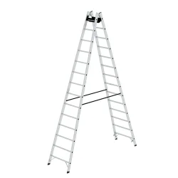 MUNK Günzburger Steigtechnik 33028 Aluminium Stufen-Stehleiter Arbeitshöhe (max.): 5.3 m