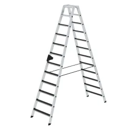 MUNK Günzburger Steigtechnik 41645 Aluminium Stufen-Stehleiter Arbeitshöhe (max.): 4.5 m 22 kg