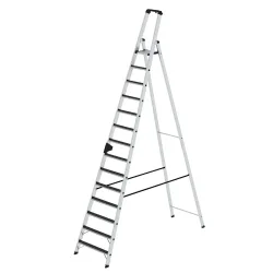 MUNK Günzburger Steigtechnik 41634 Aluminium Stufen-Stehleiter Arbeitshöhe (max.): 5.5 m