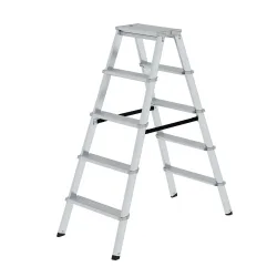 Munk ML Stufen-Stehleiter beidseitig begehbar 2x5 Stufen