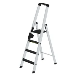 MUNK Günzburger Steigtechnik 42704 Aluminium Stufen-Stehleiter Arbeitshöhe (max.): 3 m 7.3 kg